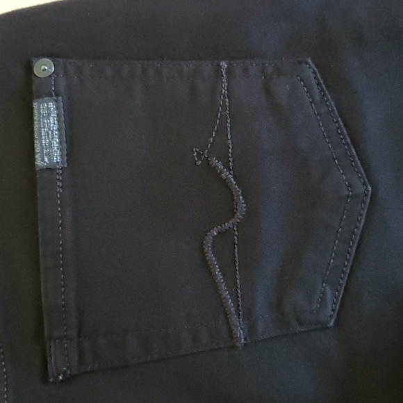 7FAM Ankle Gwenevere Distressed Mid Rise Jeans, Size 27 - Picture 6 of 16